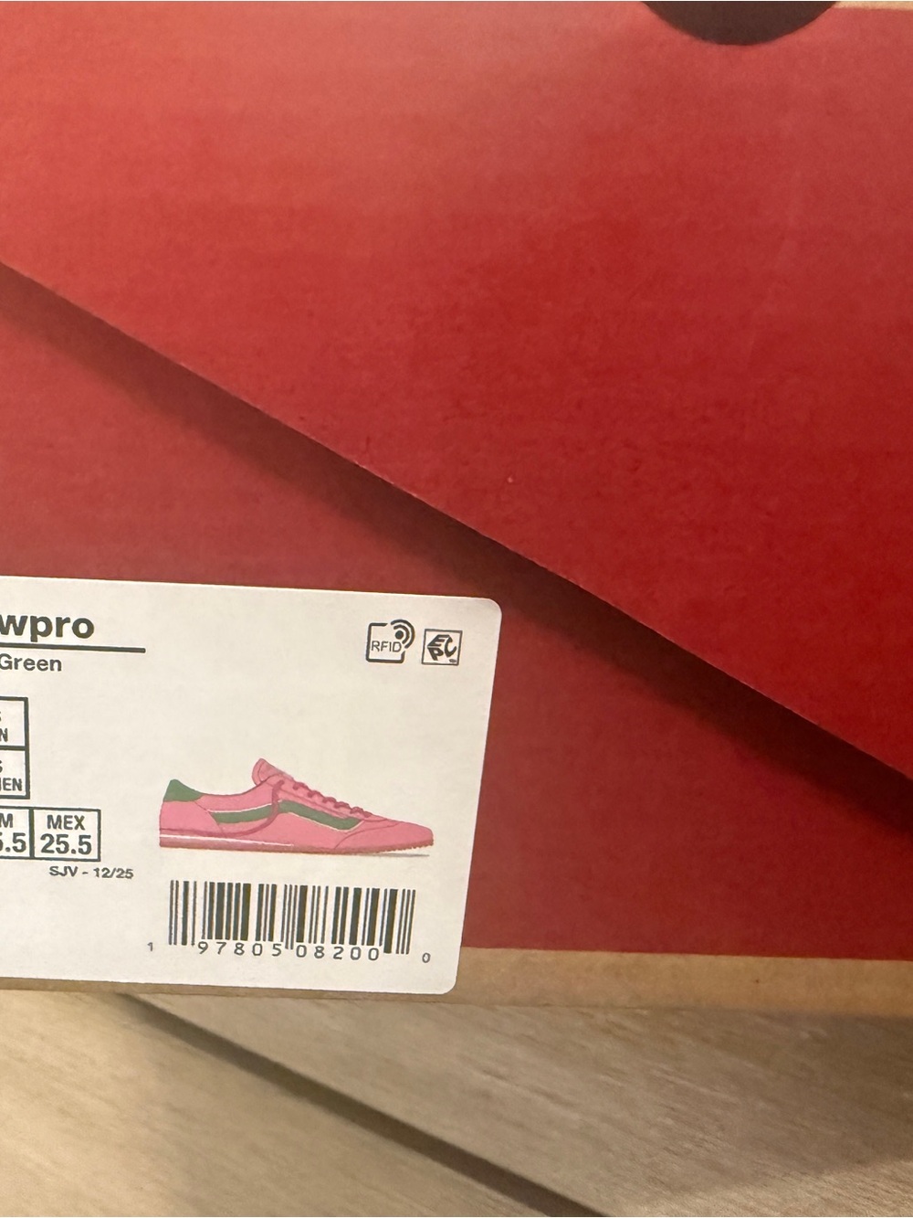 Vans Super Lowpro in Fizz Pink Bright Green NIB - Picture 8 of 8